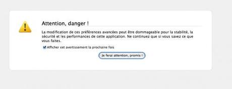 Message prévention Firefox