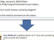 Facebook: répondez commentaire mail