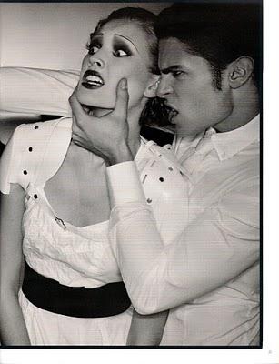♔ Toni Garrn et Baptiste Giabiconi par Karl Lagerfeld pour le Vogue Allemand ♔