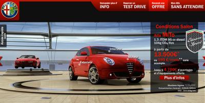Alfa Romeo: l'évènementialisation de l'offre n°2