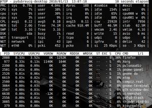 Suivre en temps réel l’activité de son serveur GNU/Linux