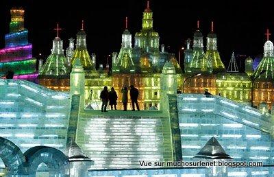 Harbin, sculptures sur glace