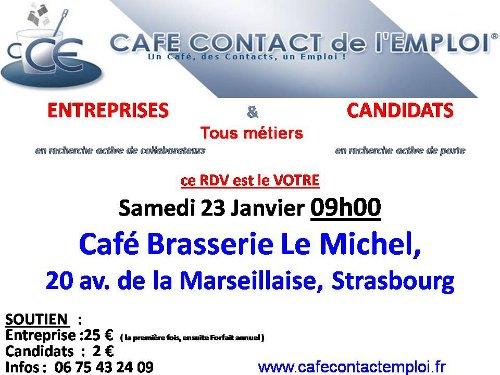 La Formule Snack Michel  du 23 janvier : 1 Café + 1 Emploi