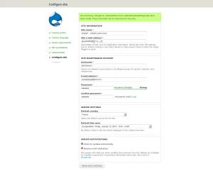 Howto install Drupal 7