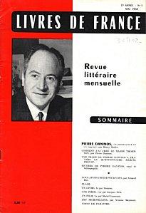 Livres de France Mai 1960