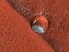 Cratère à la surface de Mars