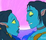 Quand Jake Sully Neytiri font l'amour (Avatar)