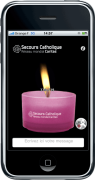 bougiphone_secours_catho Transformez votre iphone en bougie pour le Secours Catholique
