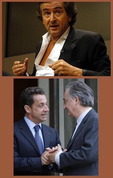 Géniales têtes à claques : Bernard-Henri Lévy et Jacques Attali.