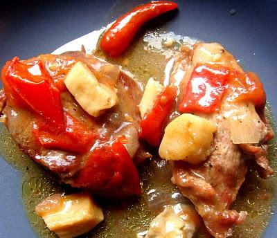 Sauté de veau au piment