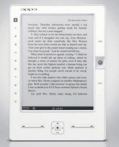 Oppo annonce la sortie d'un lecteur ebook équipé d'Android