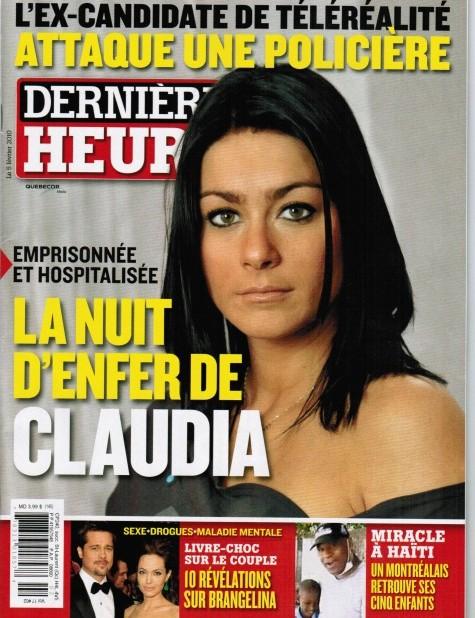 Claudia d’Occupation Double Arrêté et hospitalisé, ``crazy girl``!