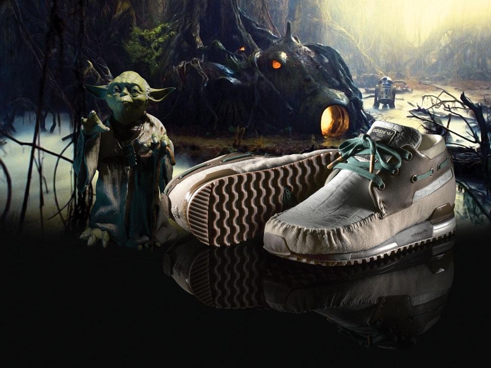 La collection Adidas StarWars fait sa pub