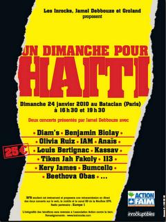 Un Geste Pour HAITI (clip) + tous les concerts de soutien