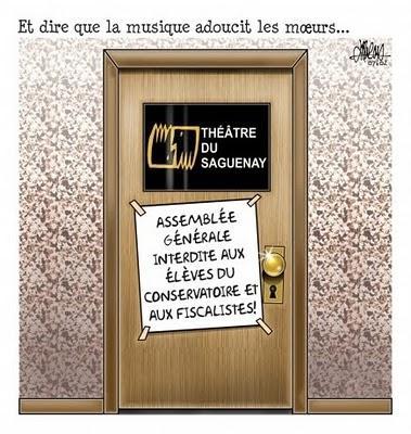 Théâtre du Saguenay : coup de théâtre!