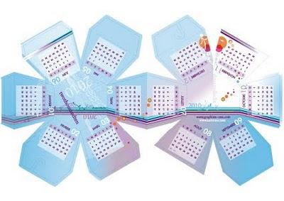 20 calendriers 2010 design en fond d'écran ou à imprimer