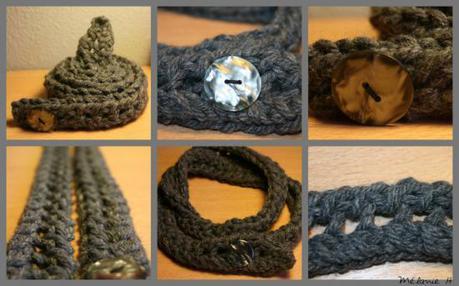 Knitted lace belt #2