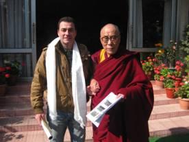 FOOT - Thierry Marcadé reçu par le Dalaï-lama