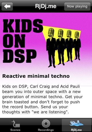 [Application IPA] Exclusivité : Kids on DSP – reactive minimal techno