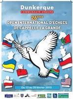 L'affiche officielle du tournoi d'échecs de Cappelle La Grande