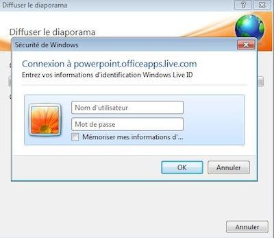 mot de passe live Office 2010: Comment organiser une présentation en ligne [PowerPoint]