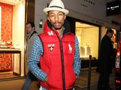 Pharrell Williams, doudoune rouge Nike snowboarding