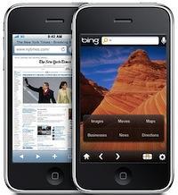 bing Microsoft : Bing dans l’iPhone et le Zune Phone ?