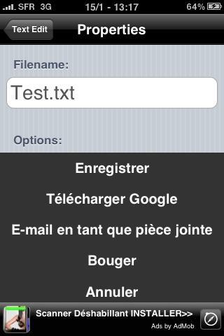 Word et Excel sur iPhone