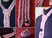 Knitted lace belt, retour