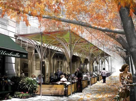 L’ombrelle et la cabane