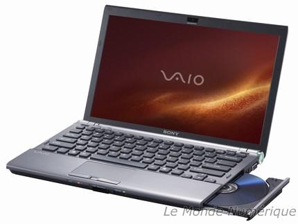 Plus de détails sur la série Z d’ordinateur portable Sony VAIO