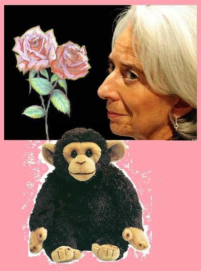 Les roses et le petit singe de Christine Lagarde.