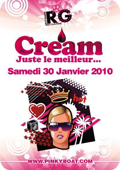 Gayvox partenaire de pinkyboat: La cream : Le 30 janvier 2010