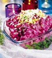 Rosolje, la salade estonienne colorée