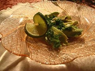 Avocat en salade - entrée  créole