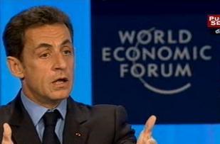 Nicolas Sarkozy fustige la finance à Davos, et dessine un capitalisme plus responsable