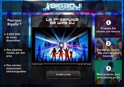 BigaDJ, service DJ à domicile via Internet