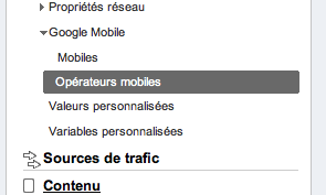 google mobile analytics Google Analytics: une section sur la mobilité et les annotations