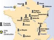 Carte sites nucléaires français