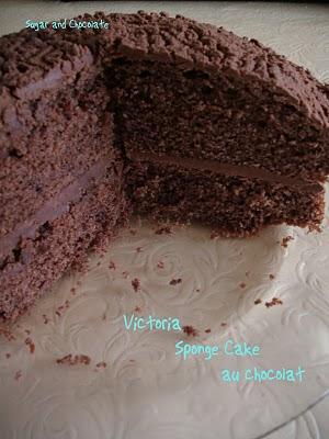 Mon obsession : le Victoria Sponge Cake au chocolat suite et fin