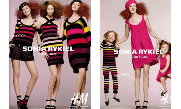 Sonia ryKIEL n’en finit plus avec H&M; pour notre grand bonheur !