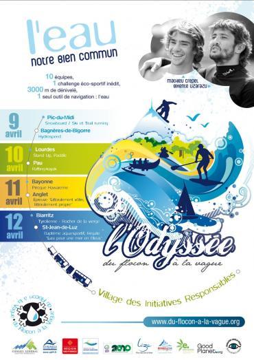 L'Odyssée du Flocon à la Vague 2010 : les sportifs s'affrontent...pour célébrer la nature