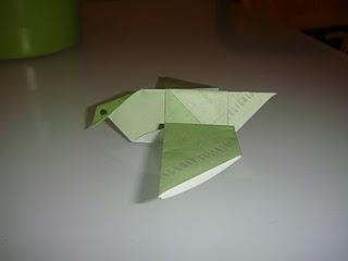 Colombe origami