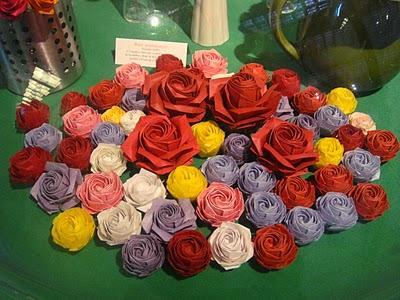 rose origami