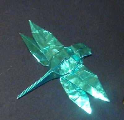 Libellule Origami