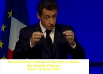 Discours de Nicolas Sarkozy à Ajaccio: Les grandes annonces du Président de la République.