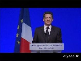 Revoir en intégralité le discours de Nicolas Sarkozy au Palais des Congrès d'Ajaccio.
