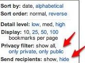 Delicious: nouveaux outils filtration navigation