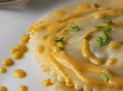 Ravioli champignons, sauce foie gras