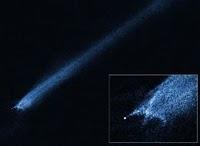 Images d'une collision d'astéroïdes